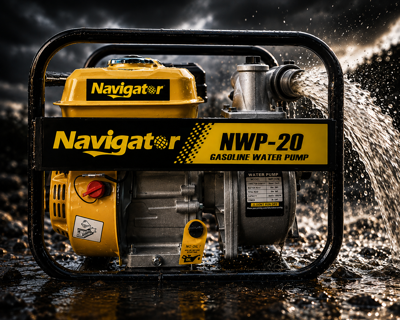 موتور پمپ 2 اینچ برند نویگیتور / Navigator مدل  NWP-20 بنزینی