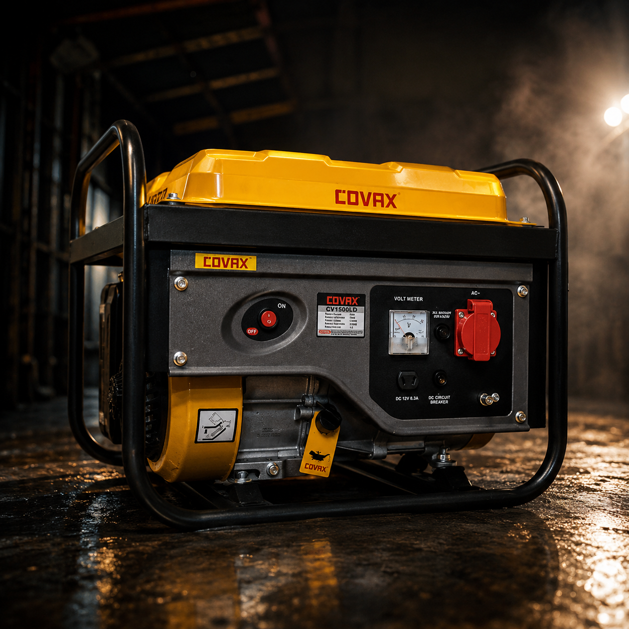 موتور برق 1 کیلووات برند کواکس / Covax مدل CV1500LD بنزینی , هندلی